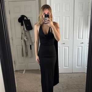 Black Halter Dress